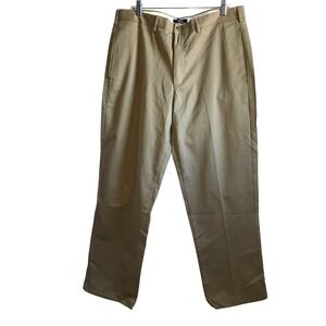 Men's Lands End Pants Khaki Chino Traditional Fit 36x 30
